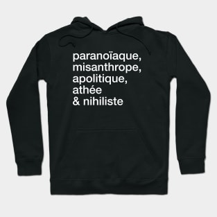 5 words (version française) Hoodie